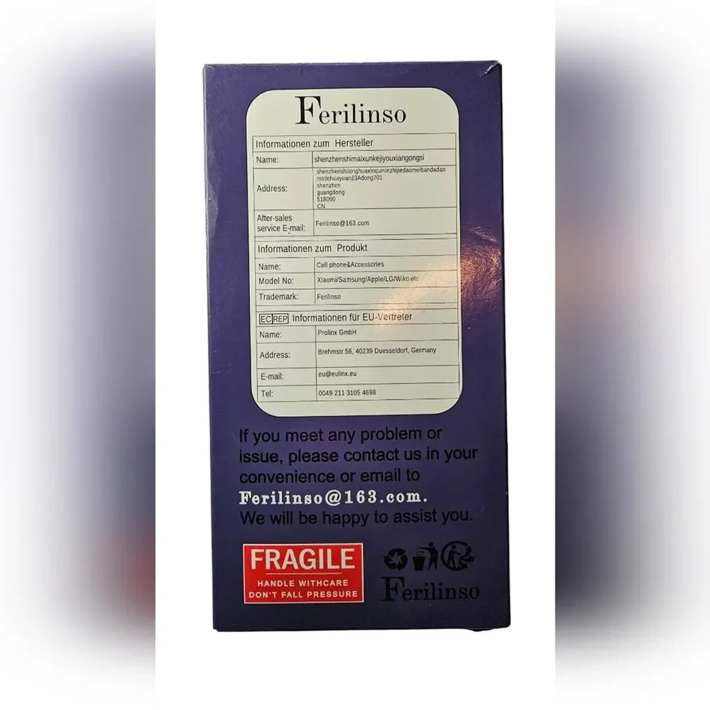 NWT - (2) Ferilinso Tempered Glass Screen Protector For iPhone 14 Plus & Pro Max